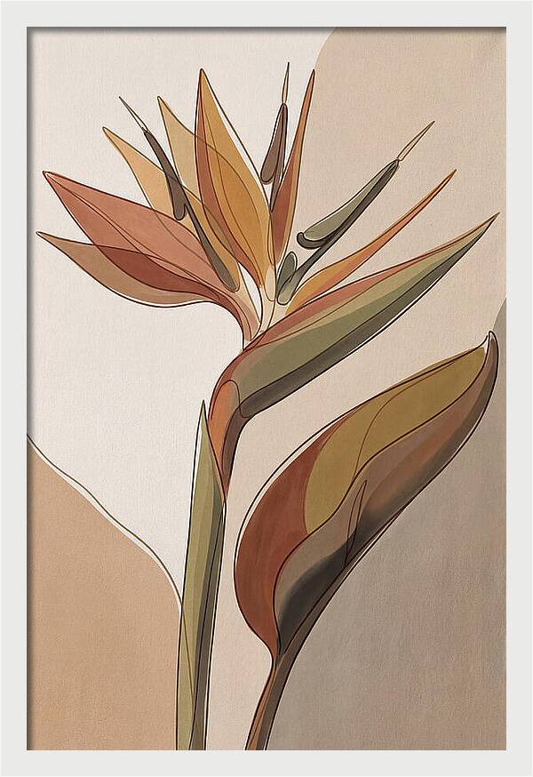Bird Of Paradise Geometric
