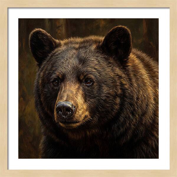 Black Bear Portrait