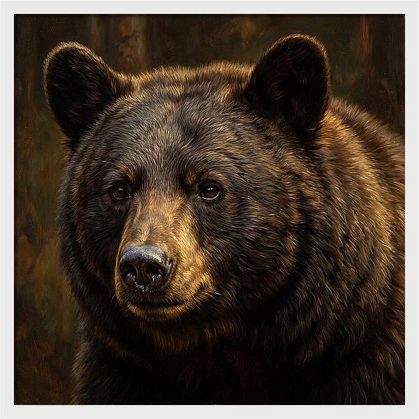 Black Bear Portrait