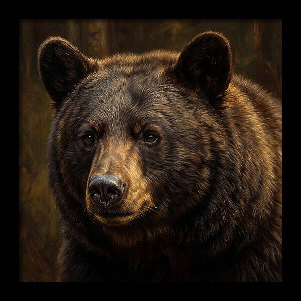 Black Bear Portrait