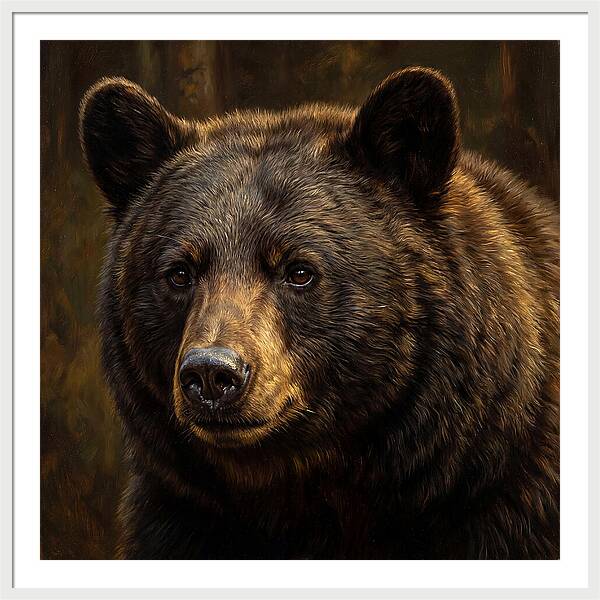 Black Bear Portrait