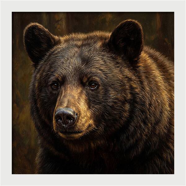 Black Bear Portrait