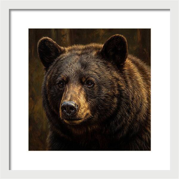 Black Bear Portrait