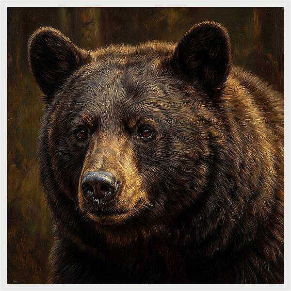 Black Bear Portrait