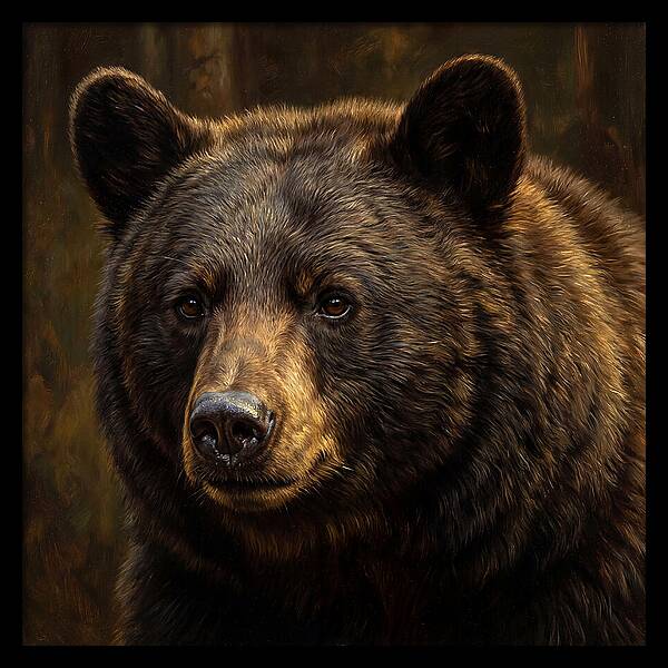 Black Bear Portrait
