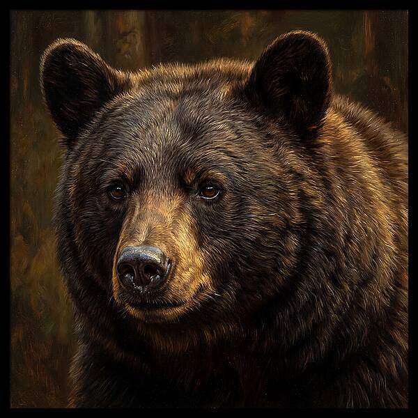 Black Bear Portrait