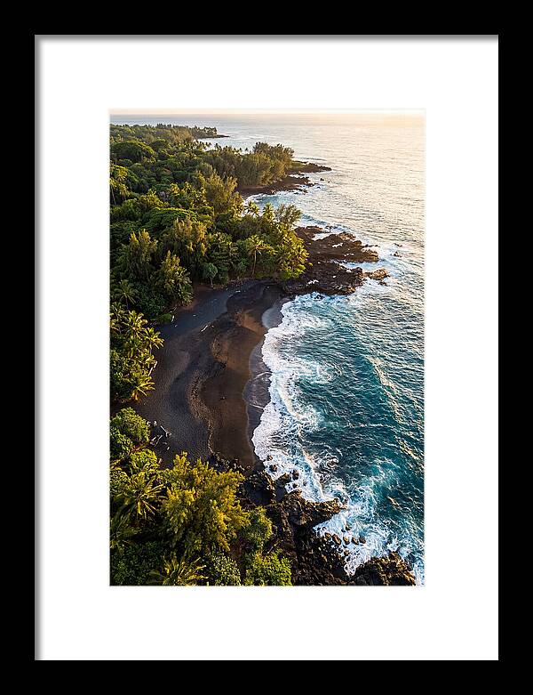 Black Sand Beach Serenity