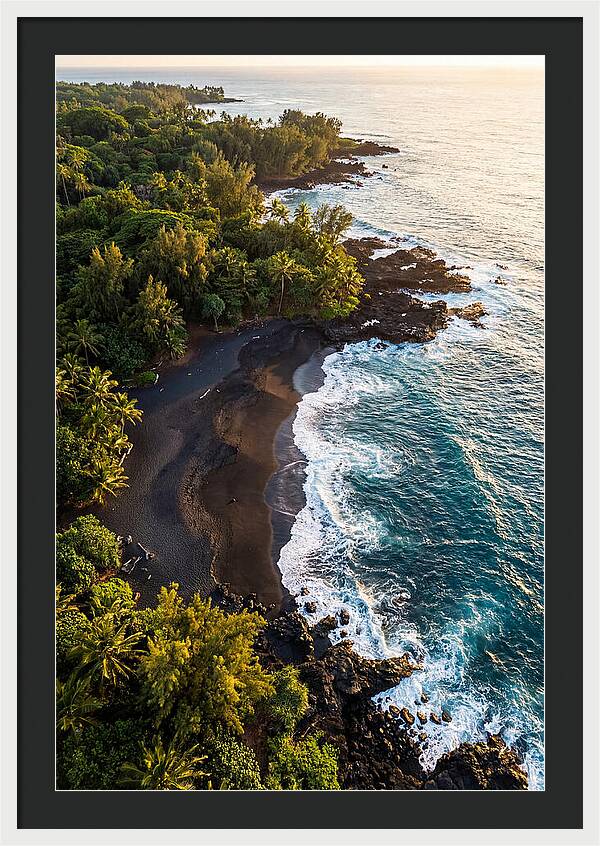 Black Sand Beach Serenity