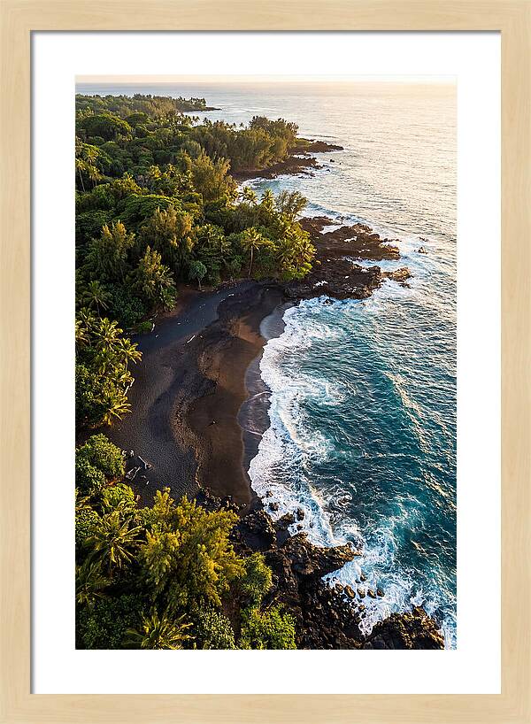 Black Sand Beach Serenity