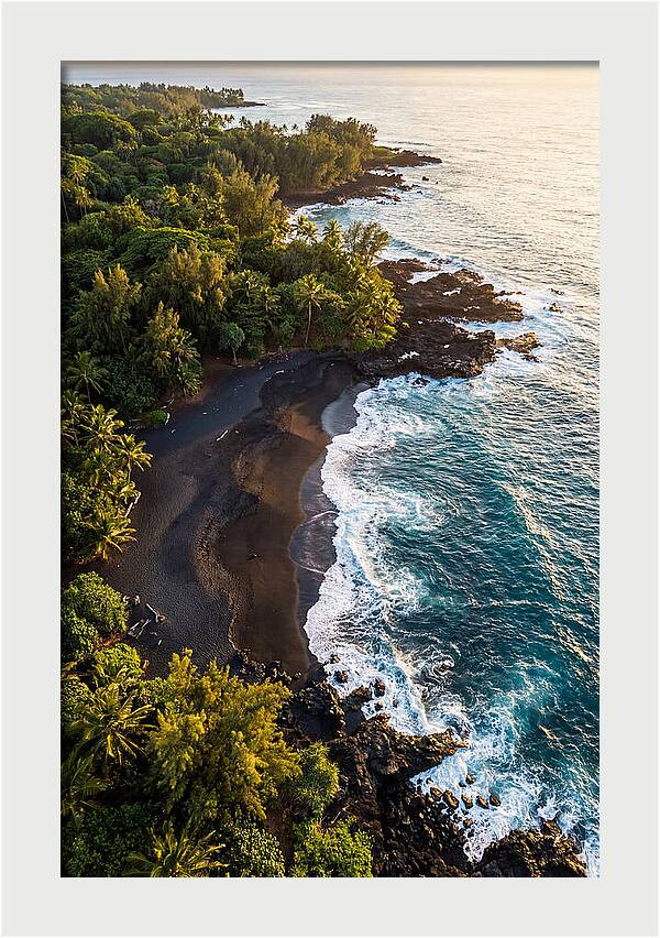 Black Sand Beach Serenity