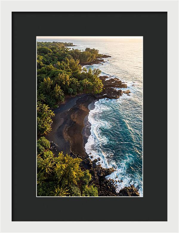 Black Sand Beach Serenity