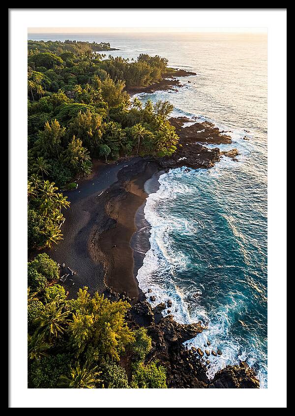 Black Sand Beach Serenity
