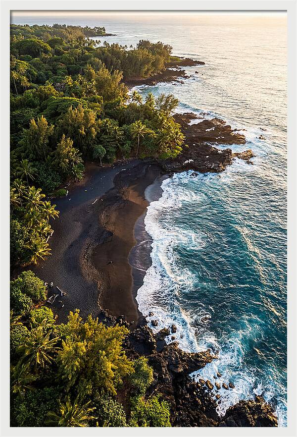 Black Sand Beach Serenity