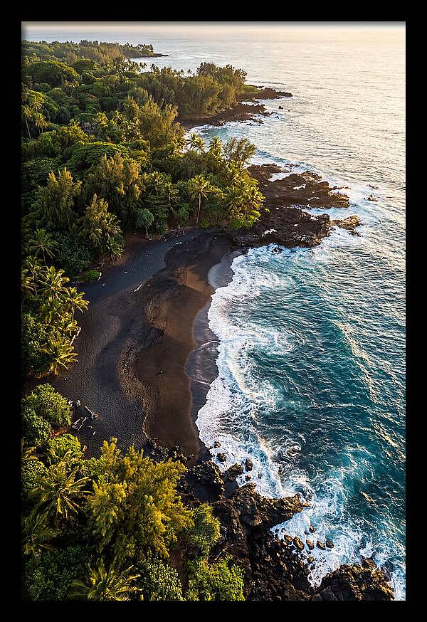 Black Sand Beach Serenity