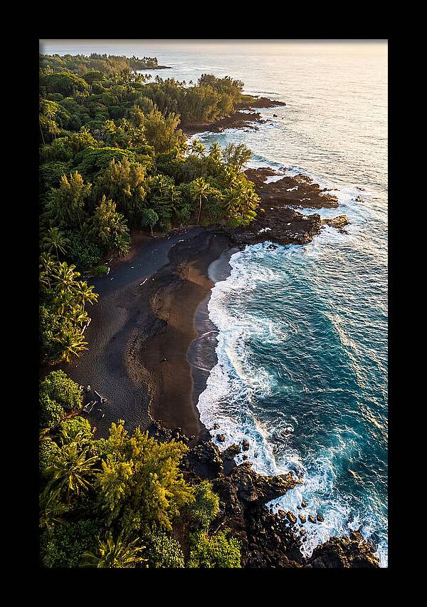 Black Sand Beach Serenity