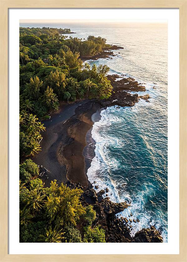 Black Sand Beach Serenity