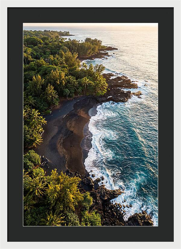 Black Sand Beach Serenity