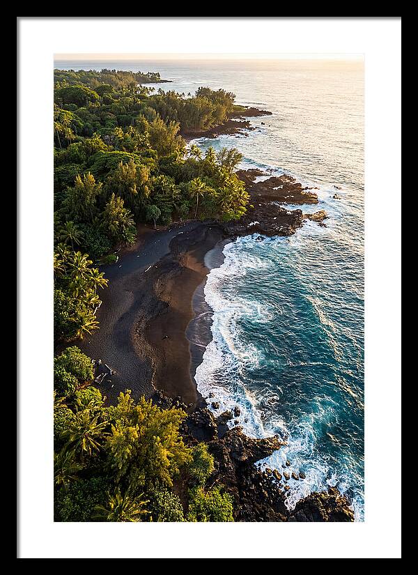 Black Sand Beach Serenity
