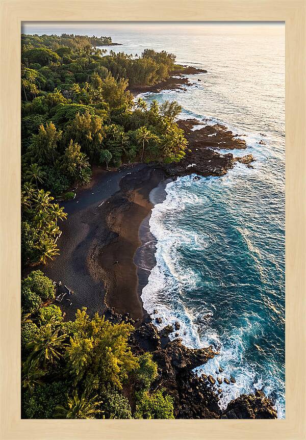 Black Sand Beach Serenity