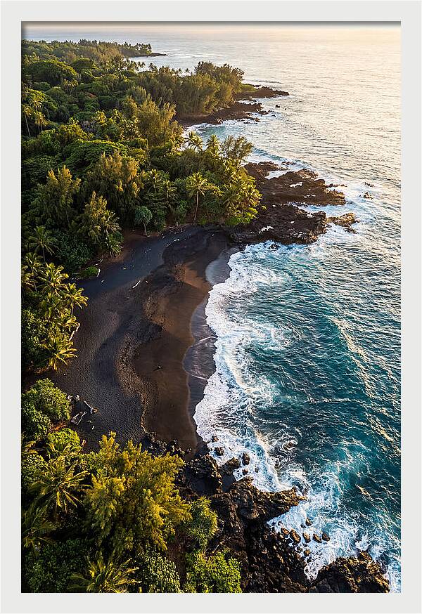 Black Sand Beach Serenity