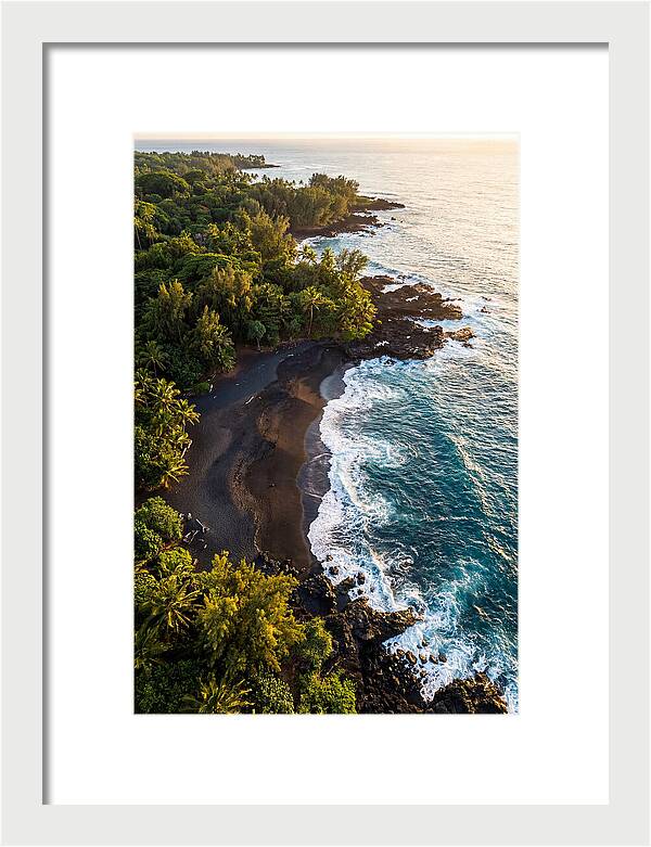Black Sand Beach Serenity