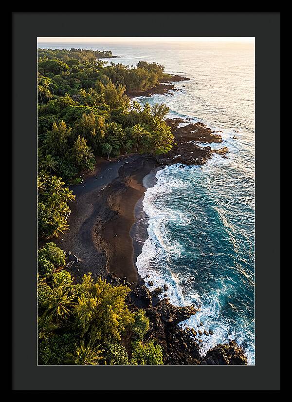 Black Sand Beach Serenity