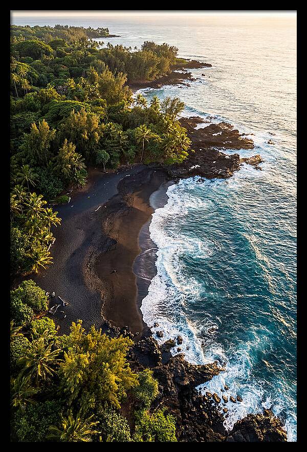 Black Sand Beach Serenity