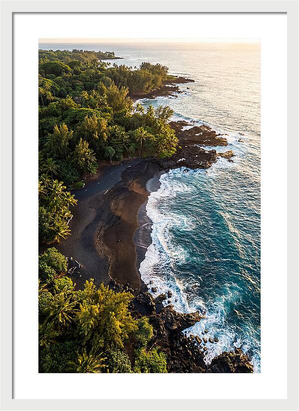 Black Sand Beach Serenity