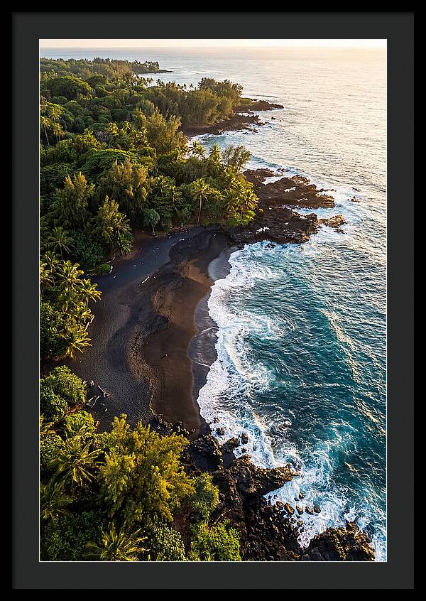 Black Sand Beach Serenity