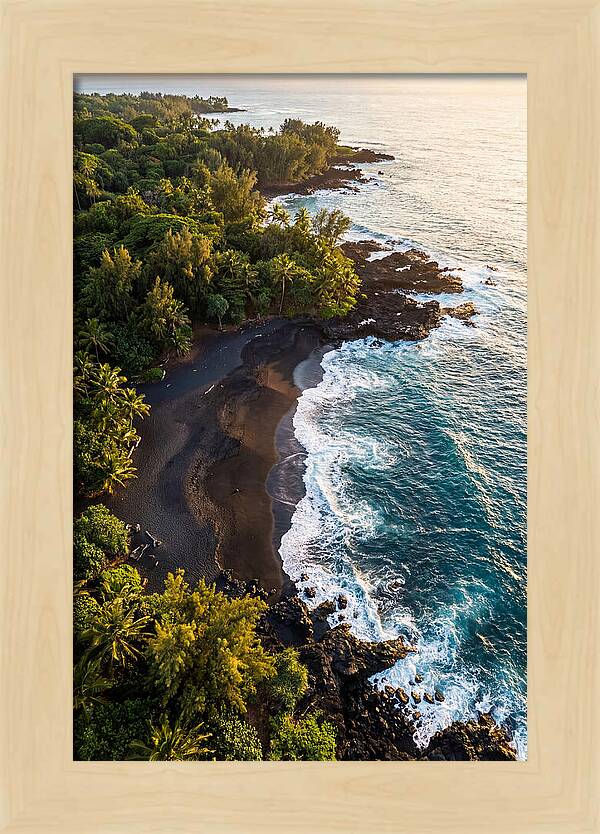 Black Sand Beach Serenity