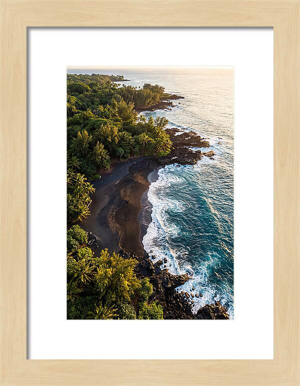 Black Sand Beach Serenity