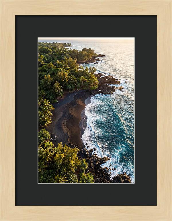 Black Sand Beach Serenity