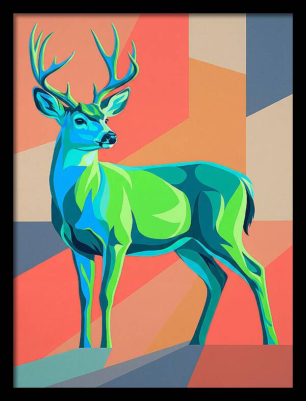 Black Tailed Deer Portrait