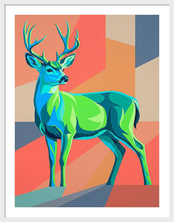 Black Tailed Deer Portrait