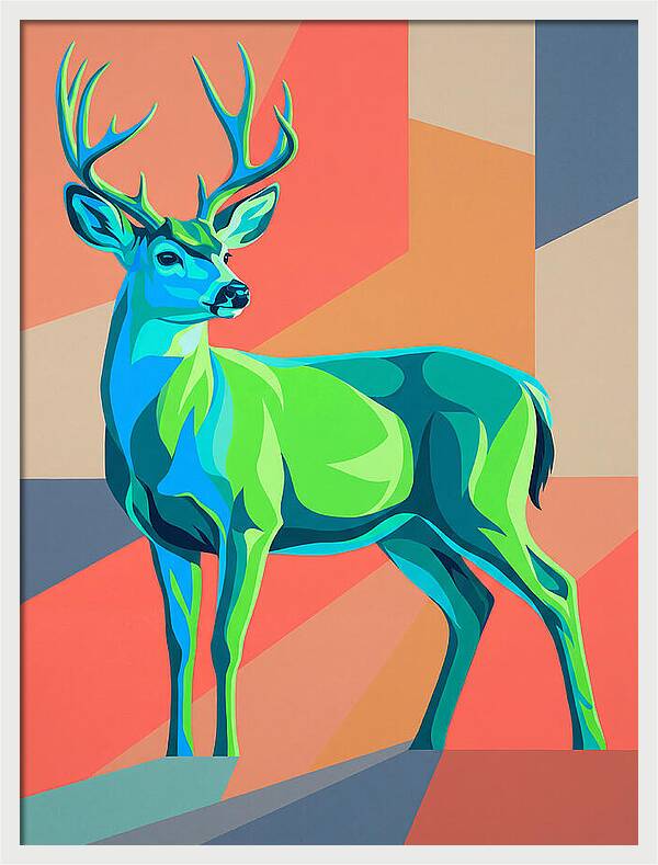 Black Tailed Deer Portrait