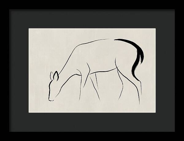 Black Tailed Deer Silhouette