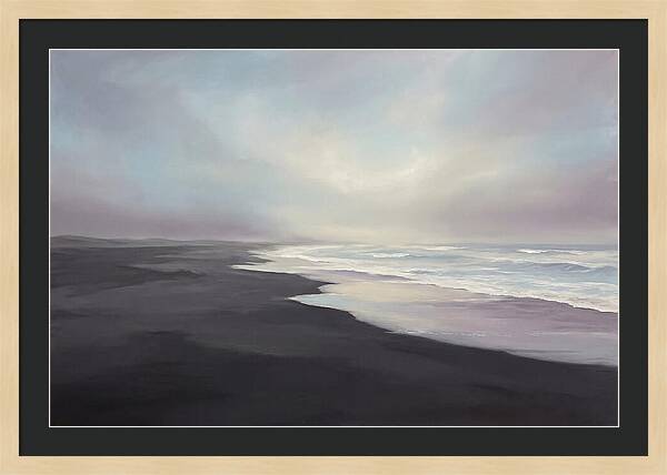 Black Volcanic Sand Beach
