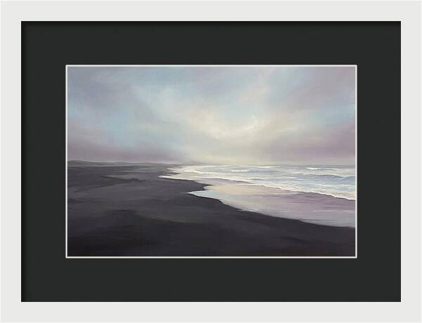 Black Volcanic Sand Beach