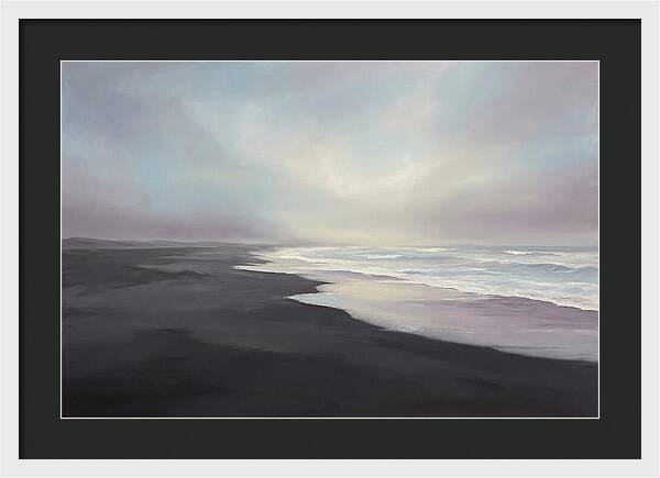 Black Volcanic Sand Beach