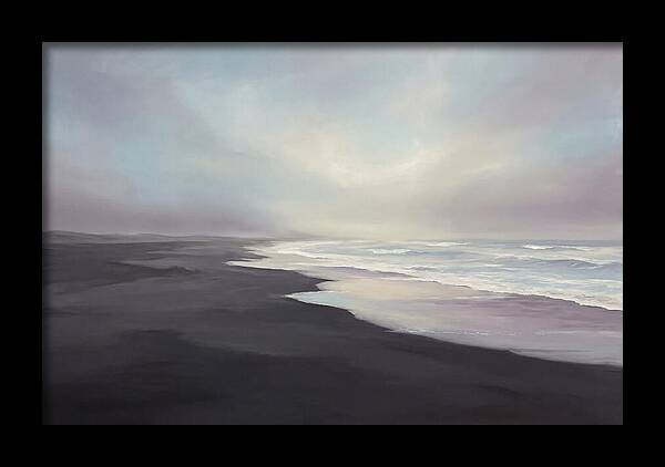 Black Volcanic Sand Beach