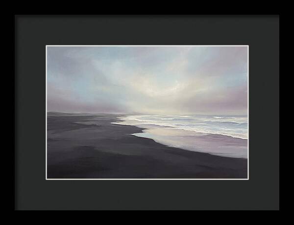 Black Volcanic Sand Beach
