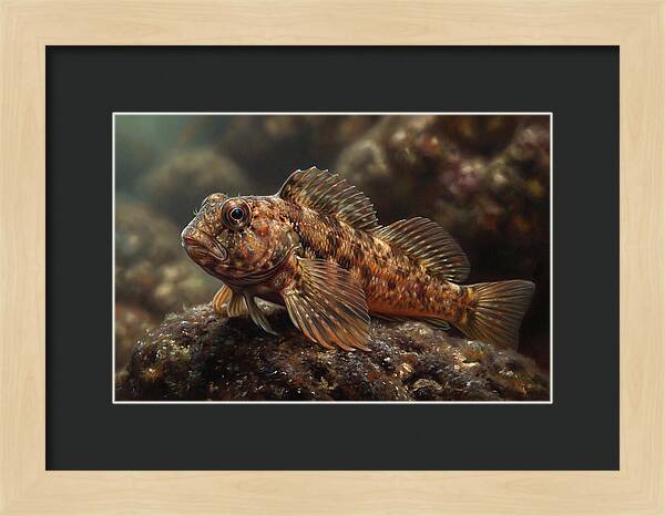 Blenny Among Rocks