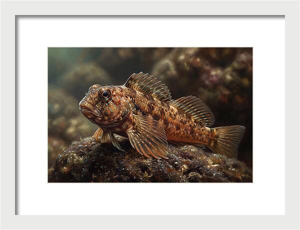 Blenny Among Rocks