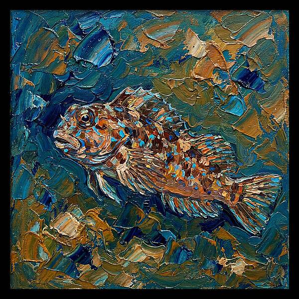 Blenny In Vibrant Waters