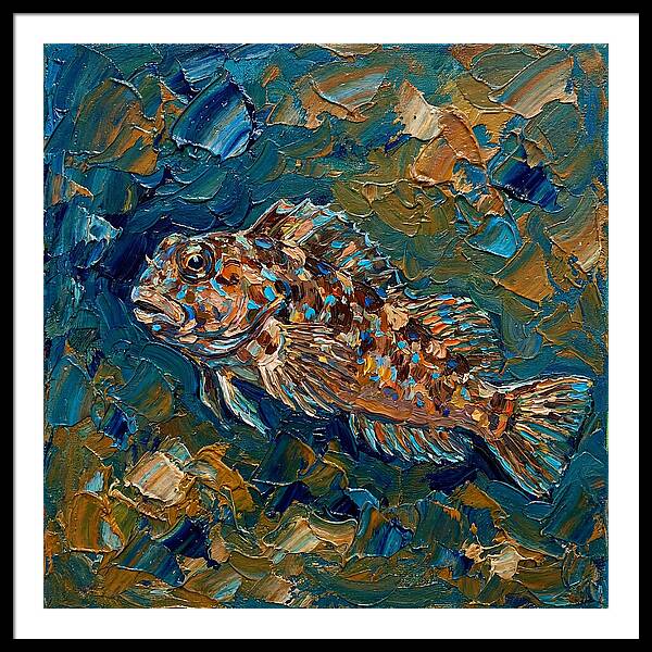 Blenny In Vibrant Waters