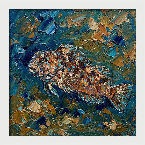 Blenny In Vibrant Waters