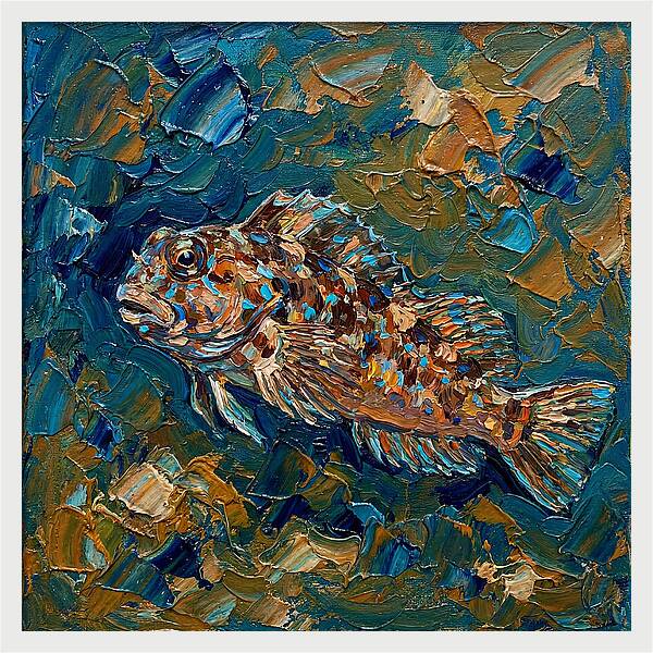 Blenny In Vibrant Waters