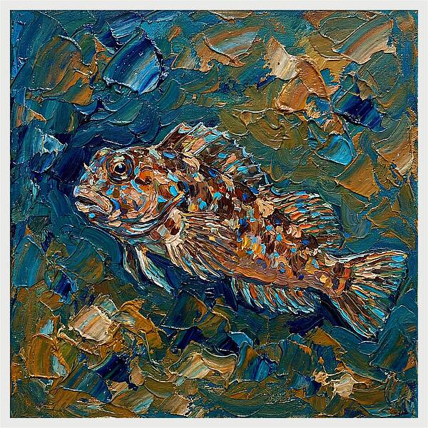 Blenny In Vibrant Waters