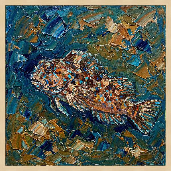 Blenny In Vibrant Waters