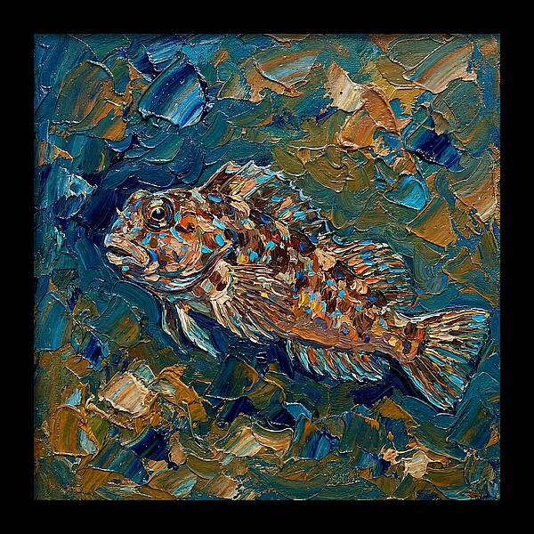 Blenny In Vibrant Waters